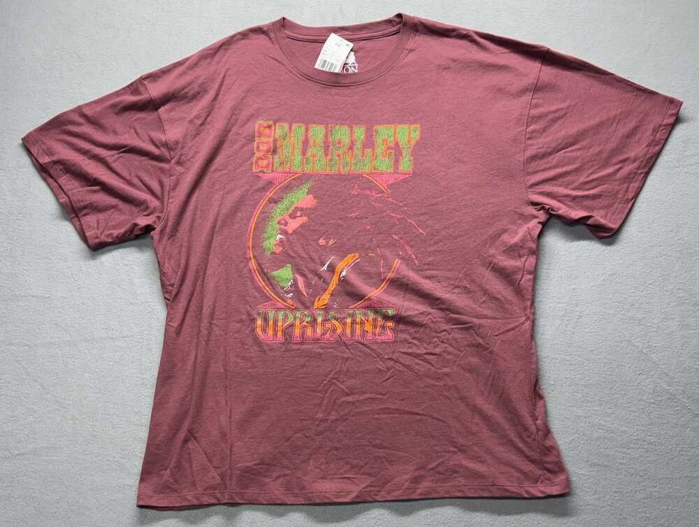Zion Rootswear Bob Marley Uprising Graphic T-Shirt
